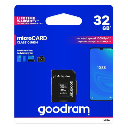 Atmiņas karte Goodram microSD 32GB (M1AA-0320R12)