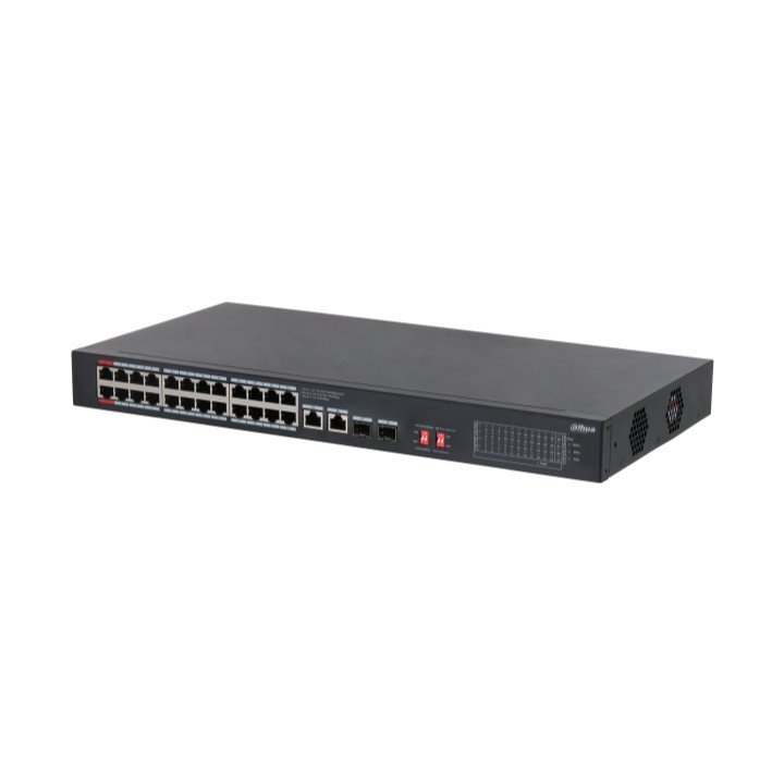 DAHUA S3228-24GT-375 24-портовый PoE+ коммутатор 375W