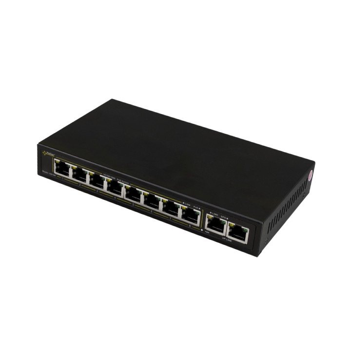 PULSAR SG-108 8-портовый PoE коммутатор 10/100Mbps