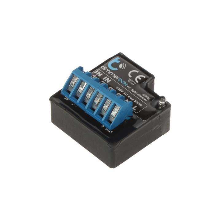 SMART LIGHTING DIMMER DIMMERBOX-V2/BLEBOX Wi-Fi, 230 V maiņstrāva
