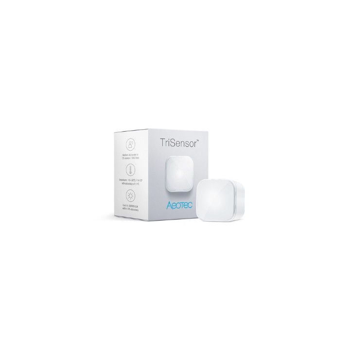 Aeotec TriSensor (датчик 3-в-1: датчик движения, датчик температуры и датчик освещенности) с протоколом Z-Wave (ZWA005)