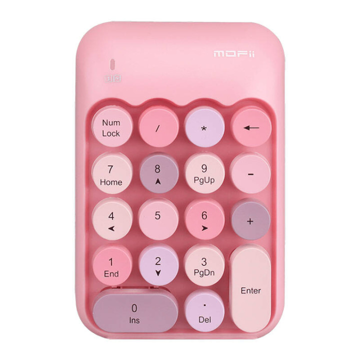 MOFII bezvadu ciparu tastatūra X910 (rozā)
