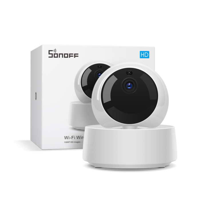 Ar Sonoff GK-200MP2-B eWeLink lietotni saderīga Wi-Fi/Ethernet kamera (R2, ar mākoņkrātuves atbalstu)