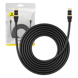 Tīkla kabelis Cat.8 Baseus Ethernet RJ45, 40Gbps, 5m (melns)