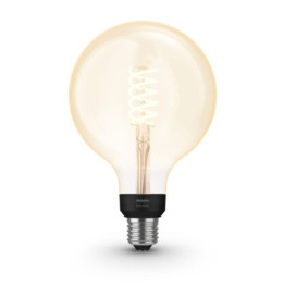 Philips Hue E27 7W W G125 kvēldiegs