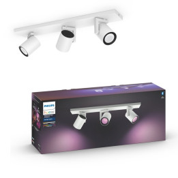 Philips Hue griestu lampa Argenta plate/spirālbalta 3x5,7W