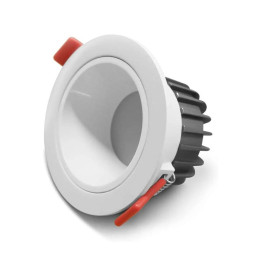 Gledopto GL-D-006P Zigbee Pro (Zigbee 3.0 + RF uztvērējs) viedais padziļināts LED lejupējais apgaismojums (550 lūmeni. IP54), ar