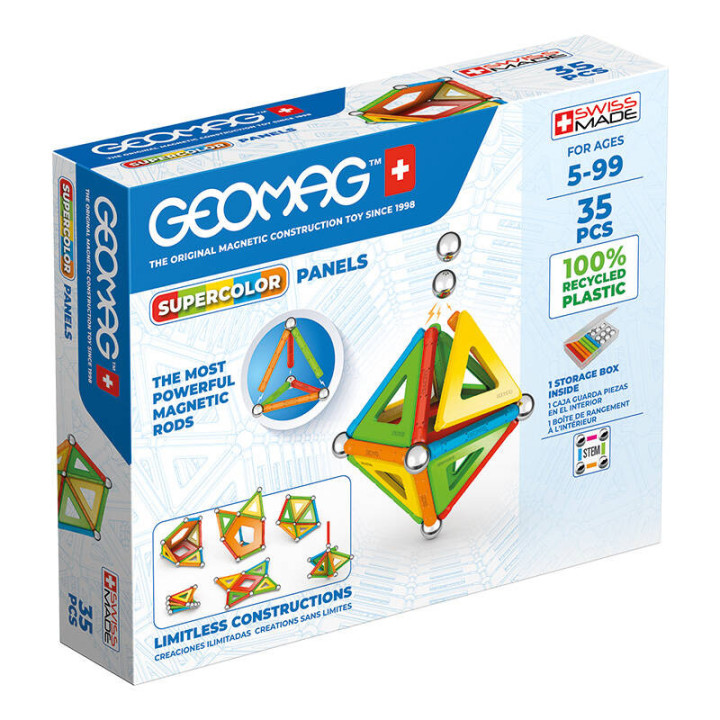 Supercolor paneļi Pārstrādāti 35-daļīgi GEOMAG GEO-377