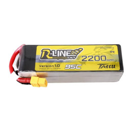 Lipo Tattu R-Line 22.2V 2200mAh 6S 95C akumulators ar XT60 savienotāju
