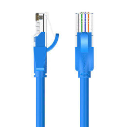 Tīkla kabelis UTP CAT6 Vention IBELD RJ45 Ethernet 1000Mbps 0,5m zils