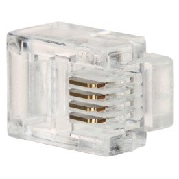 RJ11*P10 Телефонный разъем RJ11 мама обжим