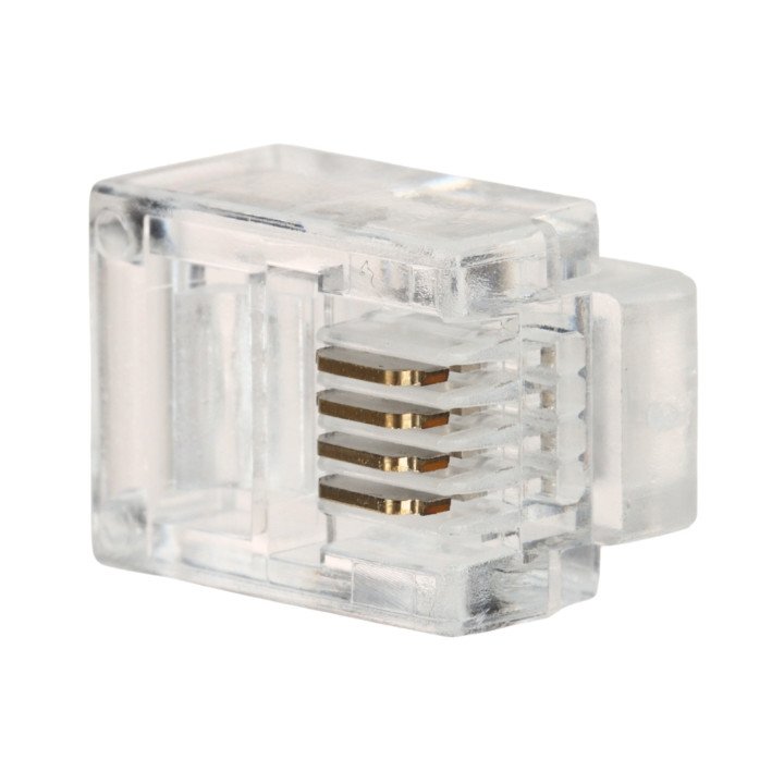 RJ11*P10 Телефонный разъем RJ11 мама обжим
