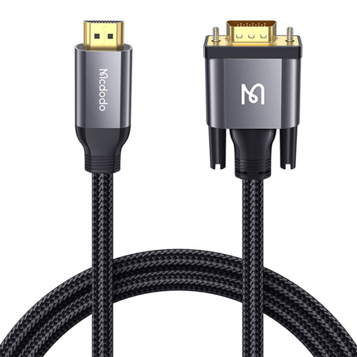 HDMI–VGA adapteris Mcdodo CA-7770, 2 m (melns)