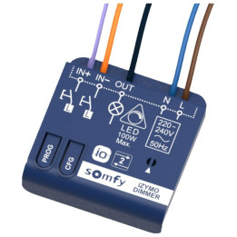 Somfy IZYMO io - Mikro uztvērējs Ieslēgts/Izslēgts ar LED aptumšošanas funkciju