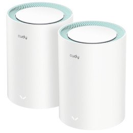 CUDY M1300(2-PACK) Wi-Fi Mesh System 2-Pack, 2.4 GHz 300 Mbps + 5 GHz 867 Mbps