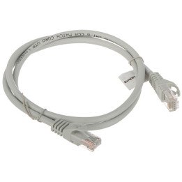 Lanberg RJ45/6/1.0-GREY 1м серый патч-корд