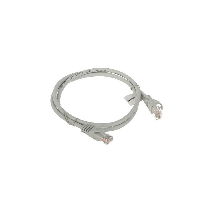 Lanberg RJ45/6/1.0-GREY 1м серый патч-корд