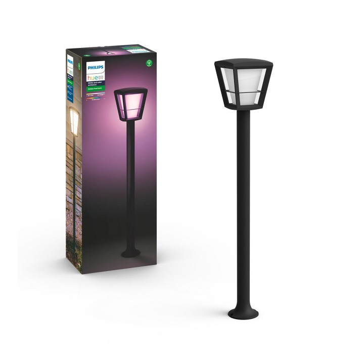 Philips Hue Econic RGBW черный полюс 1x15 Вт 24 В