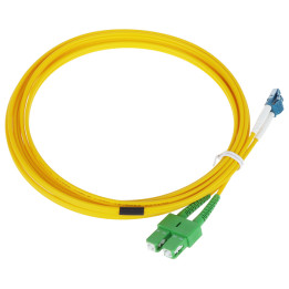 VIENREŽĪMA PATCHCORD PC-2SC-APC/2LC-3 3 m ULTIMODE