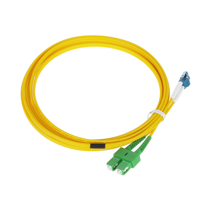 VIENREŽĪMA PATCHCORD PC-2SC-APC/2LC-3 3 m ULTIMODE