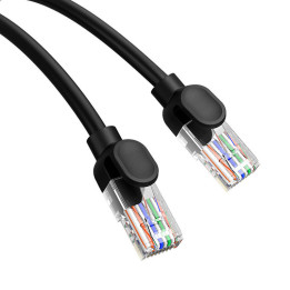 Baseus Ethernet CAT5, 10 m tīkla kabelis (melns)