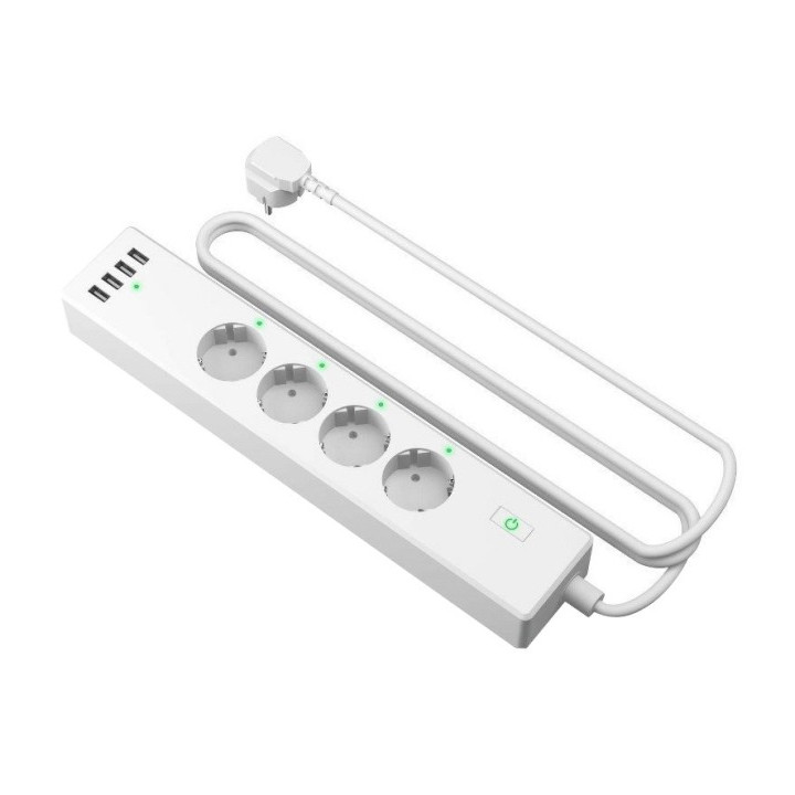 Meross MSS425FHK(EU), 4 ligzdas + 4x USB (HomeKit)