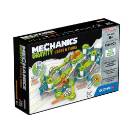 Mehānika Gravity Loops & Turns magnētiskie ķieģeļi 130 gab. GEOMAG GEO-763