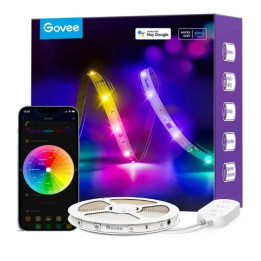 Govee H618A pamata LED sloksnes gaisma 5m | Taśma LED | Wi-Fi, Bluetooth, RGBIC