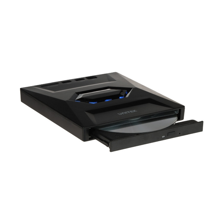 Unitek Nagrywarka zewnętrzna DVD/CD, centrmezgls USB 5Gbps, czytnik kart SD