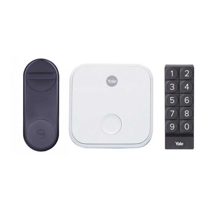 Yale Linus® Smart Lock (черный) + мост + клавиатура