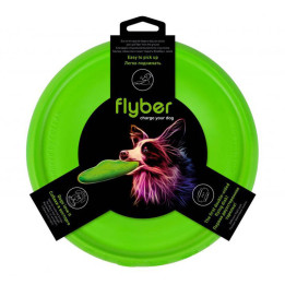Divpusējs lidojošs disks Flyber Waudog 22 cm, gaiši zaļš