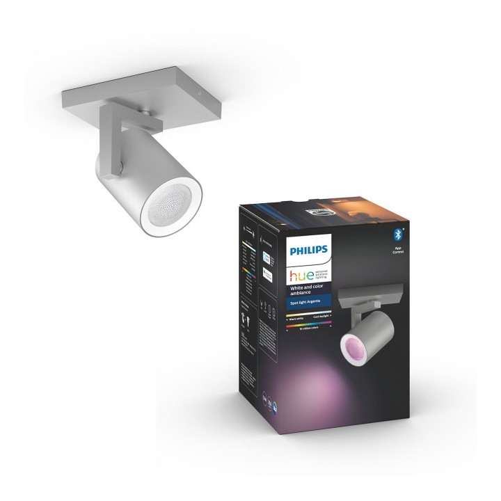 Потолочный светильник Philips Hue Argenta, одноточечный, алюминий, 1x5,7 Вт, 240