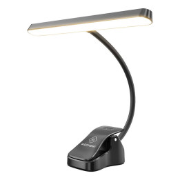 Bezvadu lampa mūzikas statīva gaisma Glocusent GLCSNTA160 USB-C 4000mAh melns