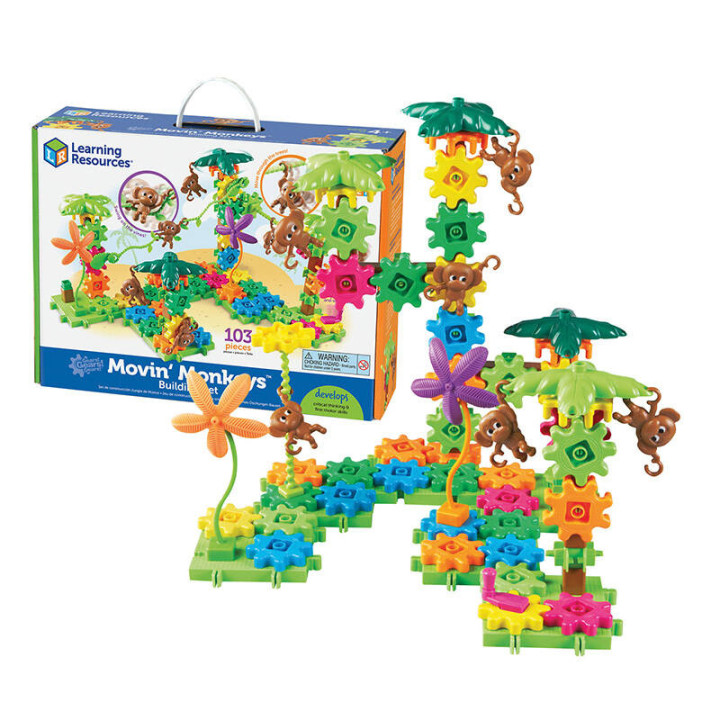 Zobrati! Movin’ Monkeys Building Set mācību resursi LER 9119