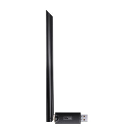 Adapteris WiFi ar antenu Baseus FastJoy 300Mbps (czarny)