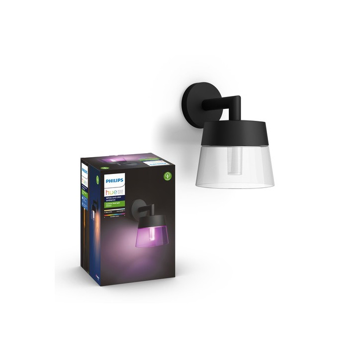 Настенный светильник Philips Hue Attract черный 1x