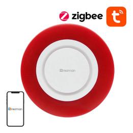Zigbee Heiman HS2WD Tuya viedā bezvadu trauksmes sirēna