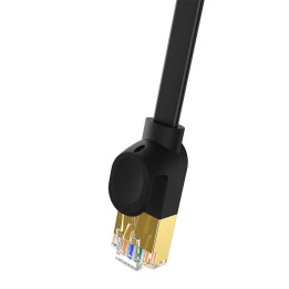 Baseus Cat 7 Gigabit Ethernet RJ45 kabelis 1m melns