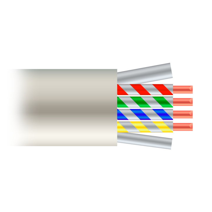 SAFIRE SF-UTP6-100-H-23AWG-G Cat6 UTP tīkla kabelis 100m spolē, tīrs varš 23AWG, iekštelpām, PVC pelēks