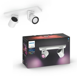 Philips Hue griestu lampa Argenta plate/spirālbalta 2x5,7W