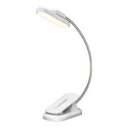 Bezvadu lampa Rotējama Glocusent GLCSNTA2404 Book Light, USB-C 1000mAh balts