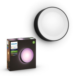 Philips Hue Daylo sienas lampa melna 1x15W