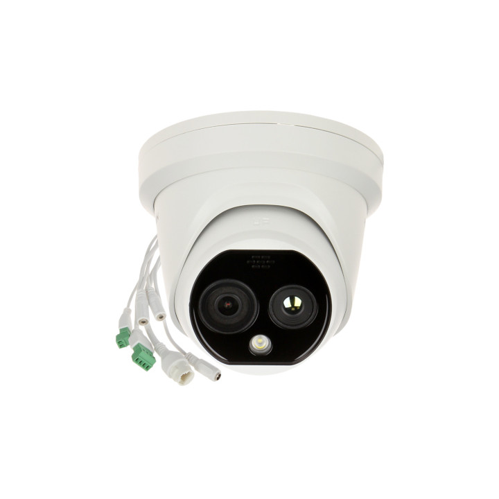 IP HIBRĪDA TERMĀLĀS ATTĒLĒŠANAS KAMERA DS-2TD1228-2/QA 2,1 mm — 720p, 2,2 mm — 4 Mpx Hikvision