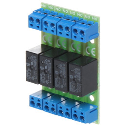 NORMĀLI ATVĒRTS RELEJA MODULIS PK4-12-ZN/S DELTA