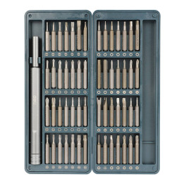 Deli Tools EDL241057 precīzijas skrūvgriežu komplekts, 57 el.