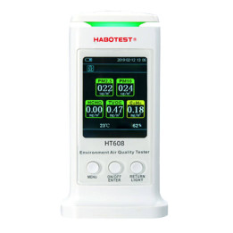 Inteliģentais gaisa kvalitātes detektors Habotest HT608, PM 2.5, PM10, benzols