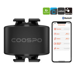 Датчик частоты вращения педалей Coospo BK9C, совместимый с Wahooo, Garmin, Bryton и т. д.