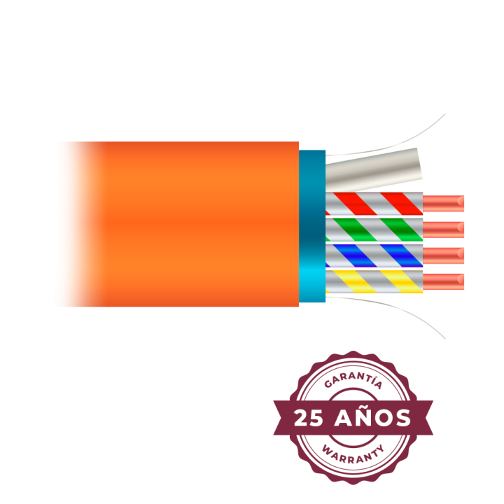 SAFIRE FTP6A-500-H-C 500m strāvas kabelis 6mm² PVC melns ruļļos