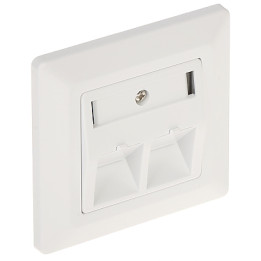 FX-SX9-2 Keystone розетка многомодовая белая