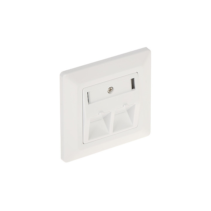 FX-SX9-2 Keystone розетка многомодовая белая
